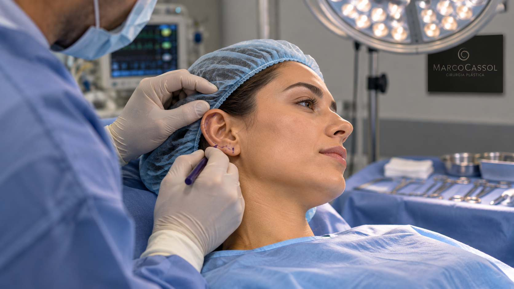 Otoplastia com macrotia