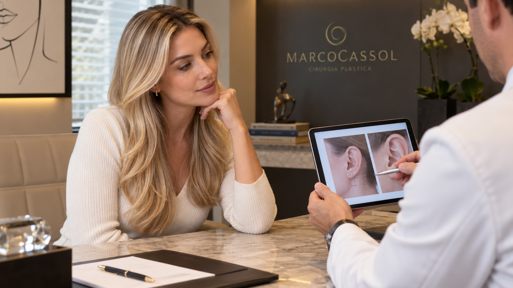 Otoplastia com macrotia